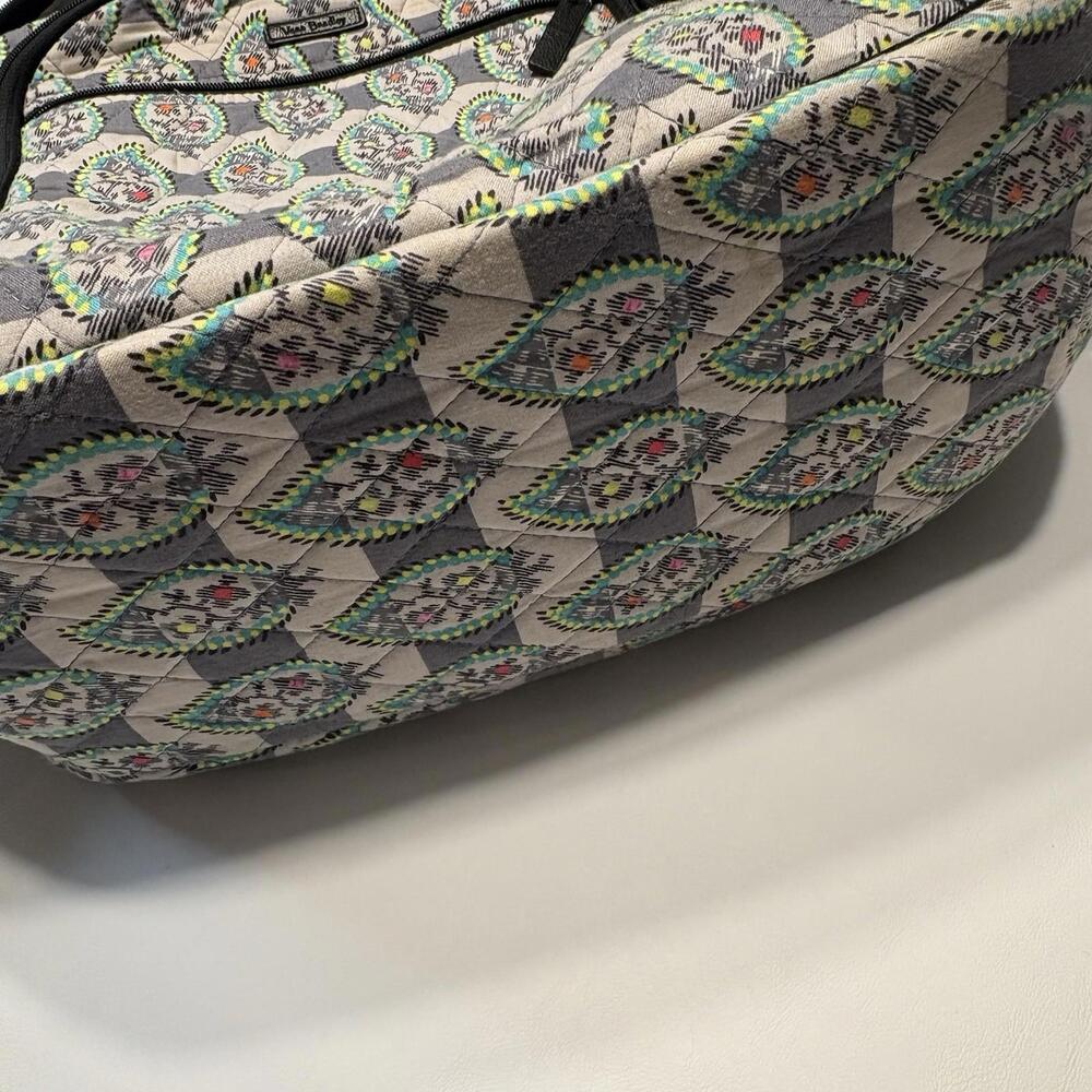 Vera Bradley Quilted Campus Backpack - Rare Pattern (Repair Opportunity) - Picture 12 of 16